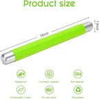 Rolling Pin Dough Roller for Baking with Thickened Non Stick Silicone Metal Handle Rolling Pin Stainless steel Fondant Roller Pin Cookie Pastry Kitchen Accessories 13.8 X 1.5 Inches