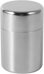 Tea Canister, Stainless Steel Tea Tins, Textured Tea/Coffee/Sugar Canisters, Canister Home Kitchen Canisters for Tea Coffee Sugar Storage(s)