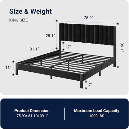 Avenco King Size Bed Frame - Image 2