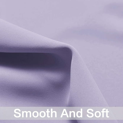 Yakamok Room Darkening Curtains 42x84 inch Length Lilac-Living Room | 2 panels - Image 4