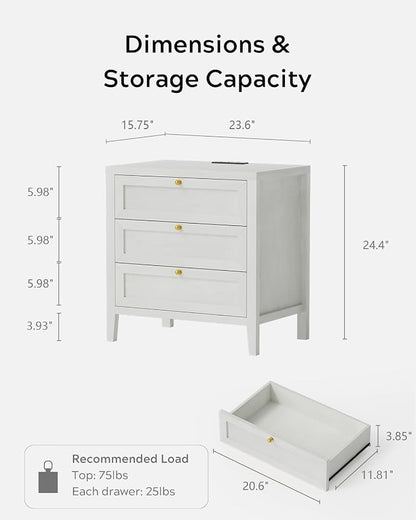 EYYTHUNG Large Nightstand Set of 2 - Image 2