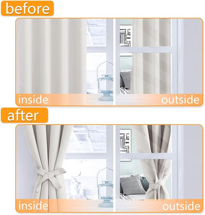 Blackout Curtains for Bedroom, 52 x 96 Inches Long, 2 Panels | Thermal - Image 5