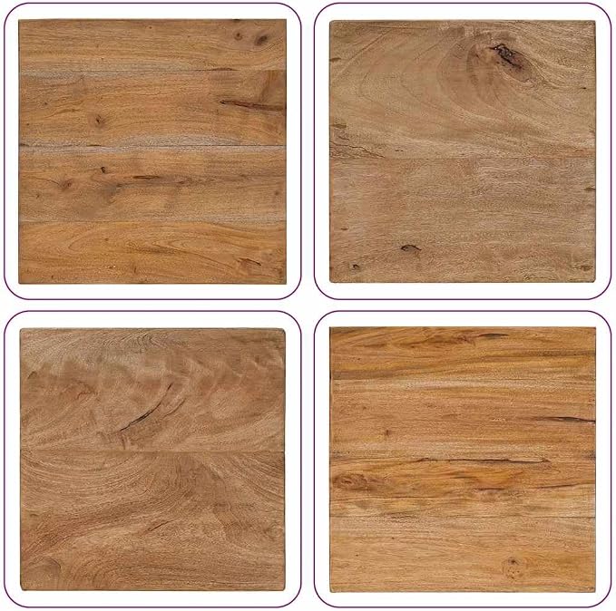 Brown Coffee Table Recycled Wood Table - Image 6