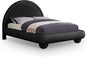 Meridian Furniture MadridBlack-K Madrid Collection Art Deco King Bed by MeridianFurniture