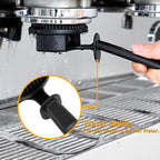 watchget Silicon Espresso Coffee Machine Cleaning Brush Professional Design for 360° Cleaning of espresso Group Head Detachable Silicon Bristles for 58mm Grouphead
