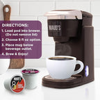Maud's Bold Dark Roast Coffee Pods Variety Pack, 40 ct, 8 Assorted Dark Roast Flavors in Recyclable Single Serve Pods – 100% Arabica Coffee, Compatible with Keurig K Cups Maker