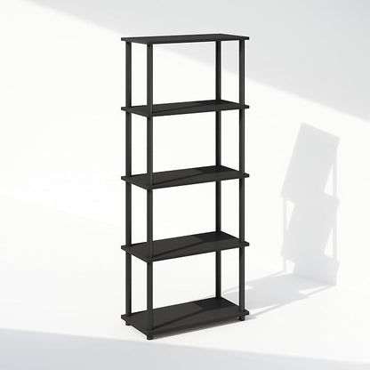 Furinno Turn-N-Tube Book Shelf, 5-Tier Bookshelf, Bookcase - Image 4