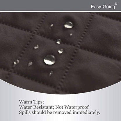 Easy-Going Reversible Couch Cover, Large Futon Sofa, Chocolate/Ivory | Machine - Image 4