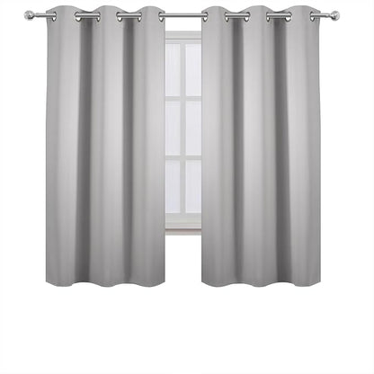 Light Grey Blackout Curtains 38 x 63 Inch Length/Set of 2 Curtain - Image 6