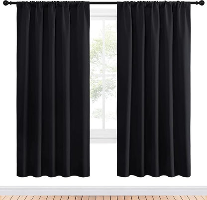 NICETOWN Black Blackout Curtain Blinds - Image 2