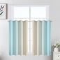 Aqua and Beige Ombre Blackout Curtains by ESTELARTEXTILER