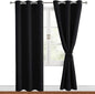 Blackout Curtains for Bedroom, 42 x 84 Inches Long, 2 Panels | Thermal by Hiasan