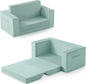 Kids Couch, 2-in-1 Toddler Chair Comfy 1-3 Years, Convertible Kids Chair by Enjoyabetterchildhood