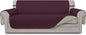 Easy-Going Reversible Couch Cover, 3 Cushion Sofa, Wine/Beige | Machine by Easy-Going