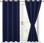 Blackout Curtains for Bedroom, 52 x 54 Inch, 2 Panels | Thermal Insulated & by Hiasan