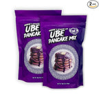 Ninong's Dessert Lab Ube Pancake Mix, Ube Flavored Buttermilk Pancake Mix with Real Ube, Makes Ube Cakes, Waffles, Crepes and more, Just Add Water (2 Pounds)