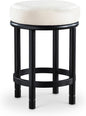 Meridian Furniture 977Cream-C Monette Collection Art Deco Counter Stool by MeridianFurniture