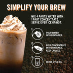 JAVA HOUSE Cold Brew Coffee, Decaf Colombian 4:1 Liquid Concentrate, 32 Ounce Bottle
