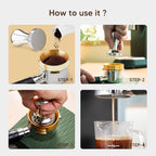 Espresso Coffee Tamper 51mm Stainless Steel Barista Espresso Base Coffee Bean Press