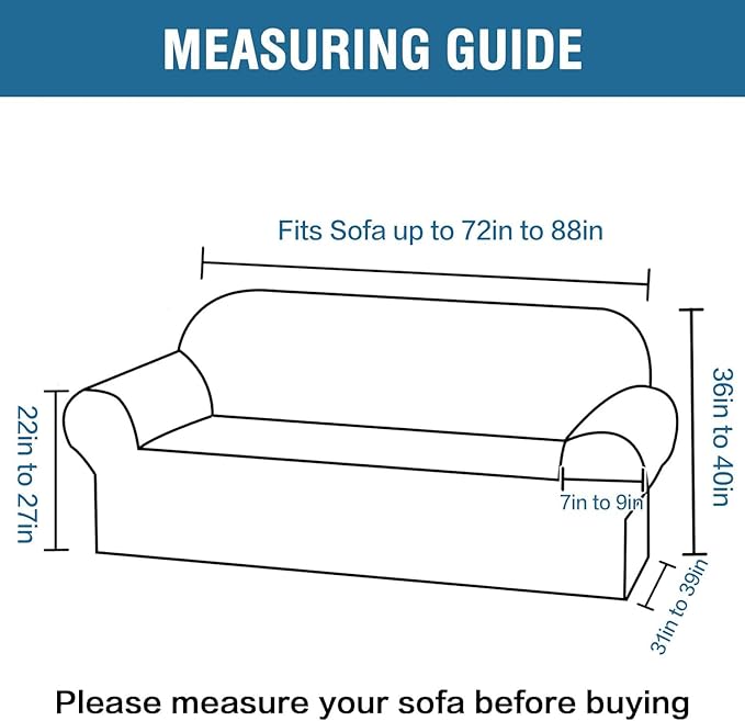 H.VERSAILTEX Stretch Couch Covers - Image 2