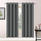 Yakamok Room Darkening Curtains 52x63 inch Length Dark Grey-Living Room | 2 by Yakamok