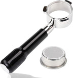 Espresso Portafilter 54mm Bottomless - Compatible with Breville Duo-temp, Infuser, Bambino, Barista Express, Barista Touch, and Barista Pro Espresso - Stainless Steel Filter Basked Included