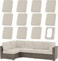 Waterproof Outdoor Cushion Covers, Stretch Patio Slipcovers | UV Resistant by hyha