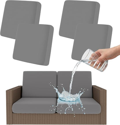 Smiry Waterproof Patio Cushion Covers, Stretch Outdoor Furniture Covers | Couch by Smiry