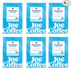 Joe Coffee Company - The Amsterdam Whole Bean Specialty Coffee, 12 oz Bag (Pack of 6) | NYC Roaster, Rainforest Alliance Certified, Kosher, Climate-Friendly