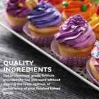 Chefmaster Violet Gel Food Coloring | Vibrant Color | Professional-Grade Dye for Icing, Frosting, Fondant | Baking & Decorating | Fade-Resistant | Easy-to-Use | Made in USA | 1 oz