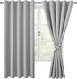Grommet Blackout Curtains for Bedroom, 60 x 72 Inches, Window Drapes Living by Hiasan