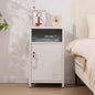 ALBAD Compact Metal Nightstand by Albad