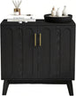 LKTART Black Sideboard Buffet, Small Storage Cabinet by LKTART