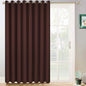 Yakamok Chocolate Brown Room Darkening Curtains 84 inch Sliding Door Drapes | 1 by Yakamok