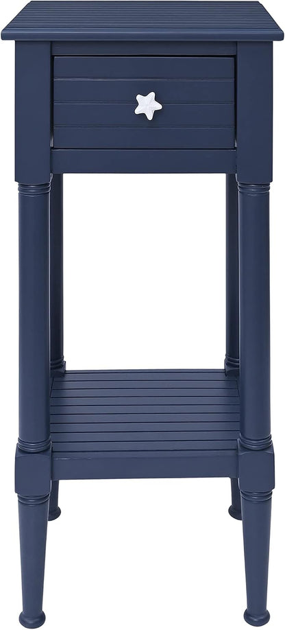 Linon Raleigh Navy Small Accent Table - Image 7