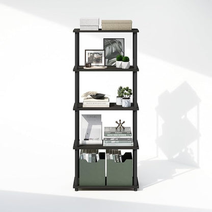 Furinno Turn-N-Tube Book Shelf, 5-Tier Bookshelf, Bookcase - Image 5