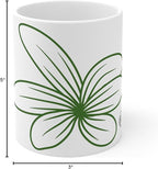 11 OZ Novelty Coffee Mugs - Christmas Gift (Floral Theme)