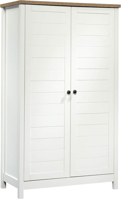 Sauder Cottage Road Storage Cabinet/ Pantry Cabinet, Soft White finish by SAUDER%C2%AE