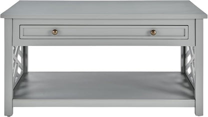 Alaterre Furniture Coventry Classic 36-Inch Wood Coffee Table - Image 7