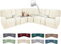 100% Waterproof Sectional Recliner Couch Covers by ROFASVCO