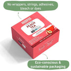 HANDPICK, Peach Tea Bags (80 Count) Non-GMO, Caffeine-Free - Peach, Hibiscus, Cinnamon, Cloves, Ginger | Floral & Refreshing Herbal Tea Bags, Brew Iced Tea or Hot Tea