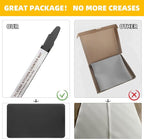 KVK 43.3×25.6in Silicone Mats for Kitchen Counter - Extra Large Silicone Mat Heat Resistant - Glossy Bottom Non Slip - Universal Painting Craft Resin Mat Table Countertop Protector, Taupe