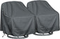 Outdoor Swivel Lounge Chair Cover 2 Pack, Fits to Lawn Patio Chairs, 420D by HI%C2%B7%C2%B7%C2%B7YOURCOVER