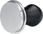 Normcore 58.5mm Coffee Tamper V4.1 Mini, Spring-Loaded with Click Feedback, Self-Leveling Stainless Steel Flat Baffle, Compatible with 58mm Espresso Machines Portafilter, Black