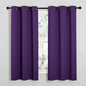 NICETOWN Royal Purple Blackout Curtains 48 inches Length by NICETOWN