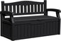 Greesum 80 Gallon Outdoor Storage Bench, Weather-Resistant Deck Box, Patio by BuynowfromGreesum
