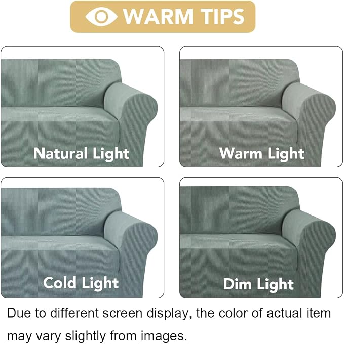 H.VERSAILTEX Stretch Couch Cover Sofa Covers - Image 3