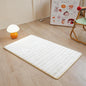 White Rabbit Striped Plush Rug 2'x3', Fluffy Shaggy Area Rug by CHOVY