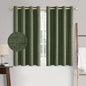 MIULEE 100% Blackout Linen Curtains by MIULEE