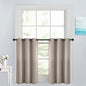 Yakamok Natural Room Darkening Window Curtains 42x36 Inch by Yakamok